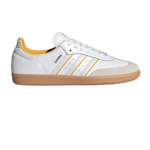 adidas Samba White and Yellow Men's Shoes